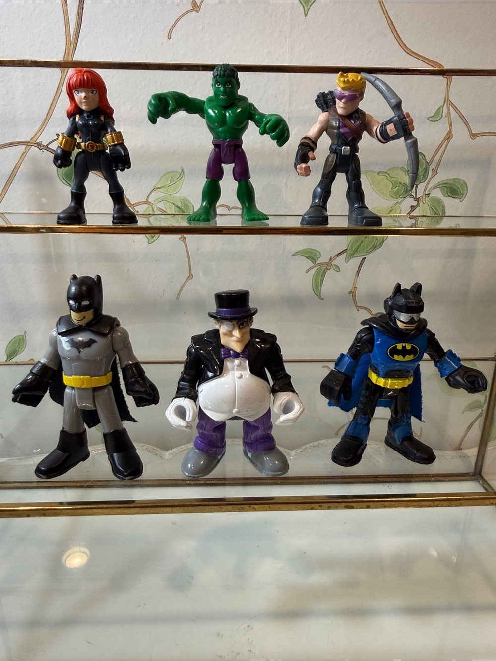 Imaginext Super Friends Super Heroes DC Marvel Action Figures Lot of 6